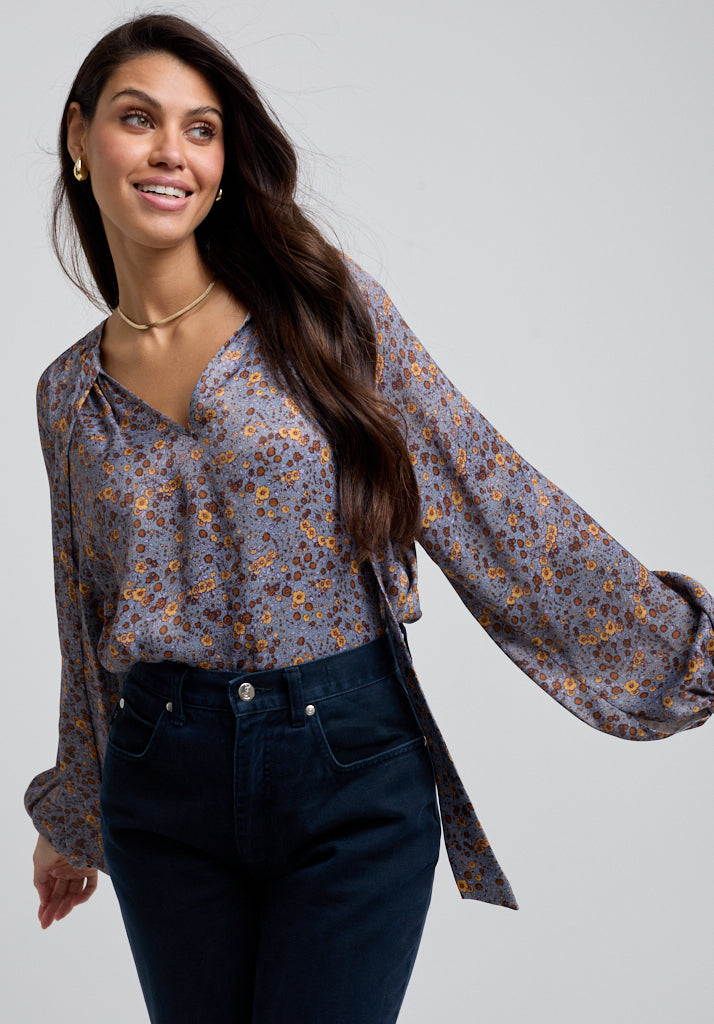 sachin and babi light blue dress Women's Floral Work Dresses