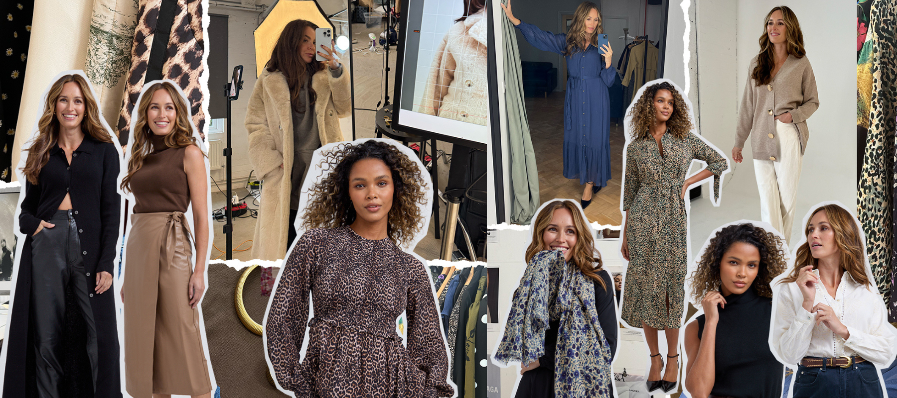 Collage image showing the women who are part of the Lily and Lionel brand community