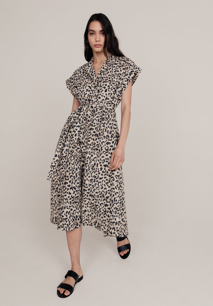 Eliza Dress Vintage Animal