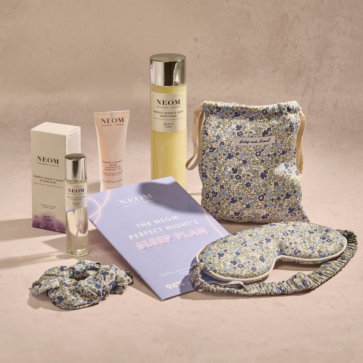 Lily and Lionel x Neom Collaboration: The Perfect Sleep Set