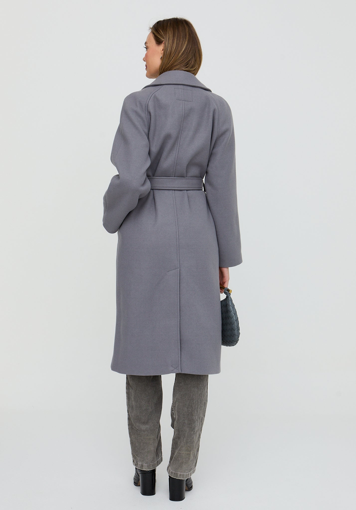 Pia Tailored Coat In Grey