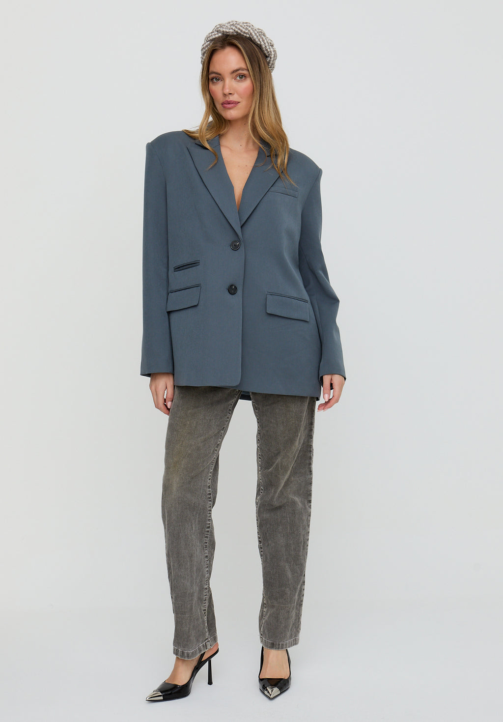 Niamh Tailored Jacket In Grey