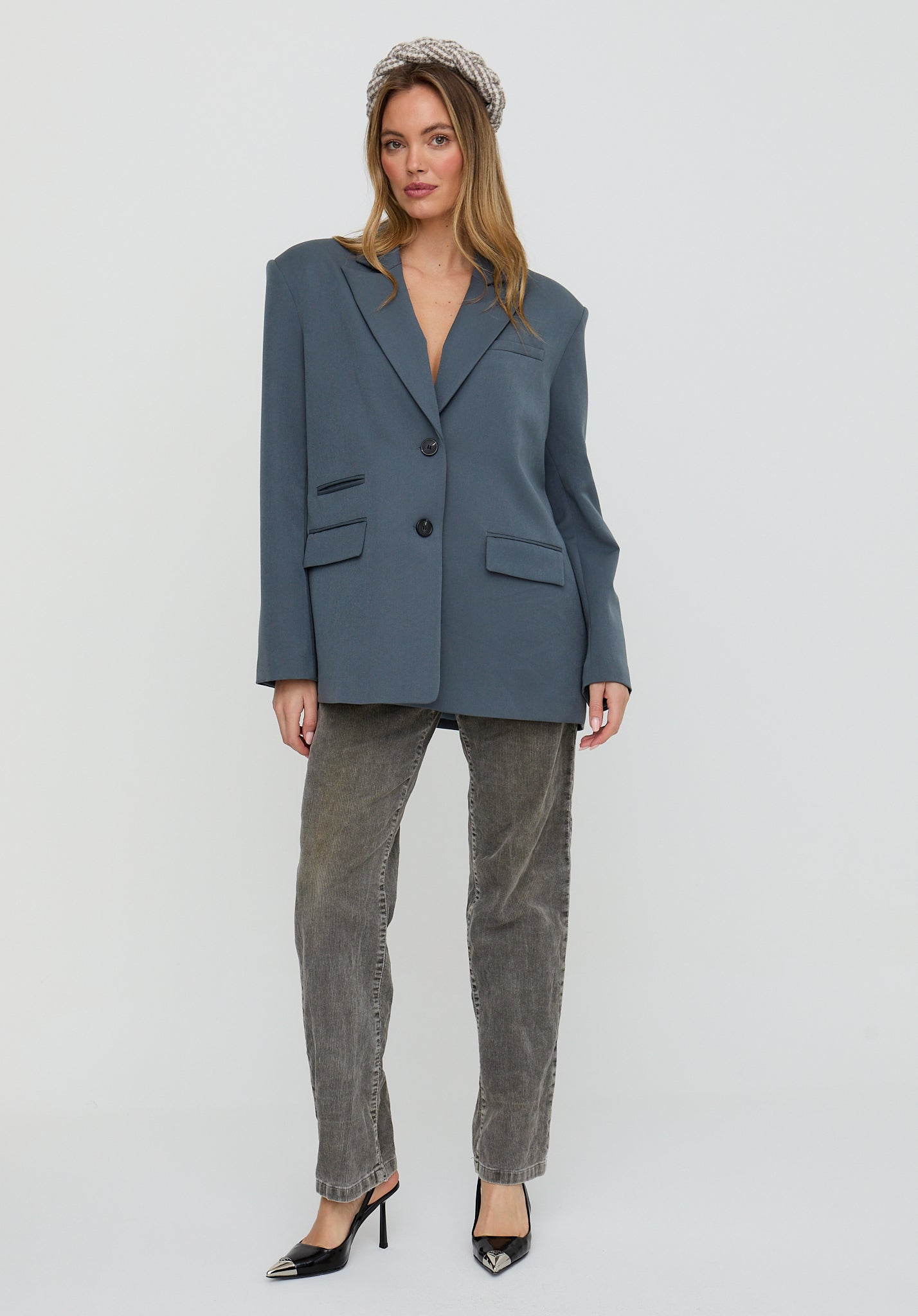 Niamh Tailored Jacket In Grey