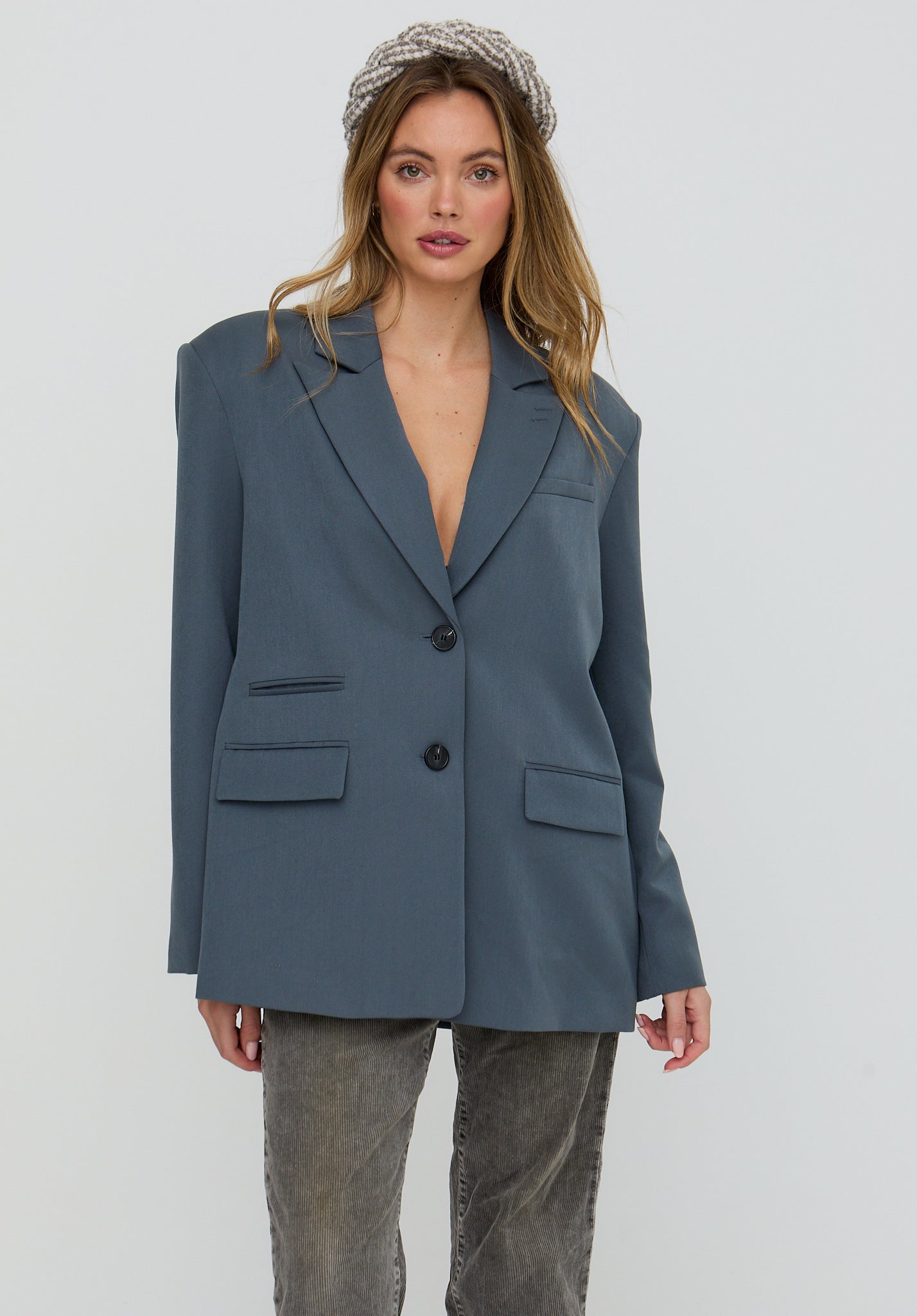 Niamh Tailored Jacket In Grey