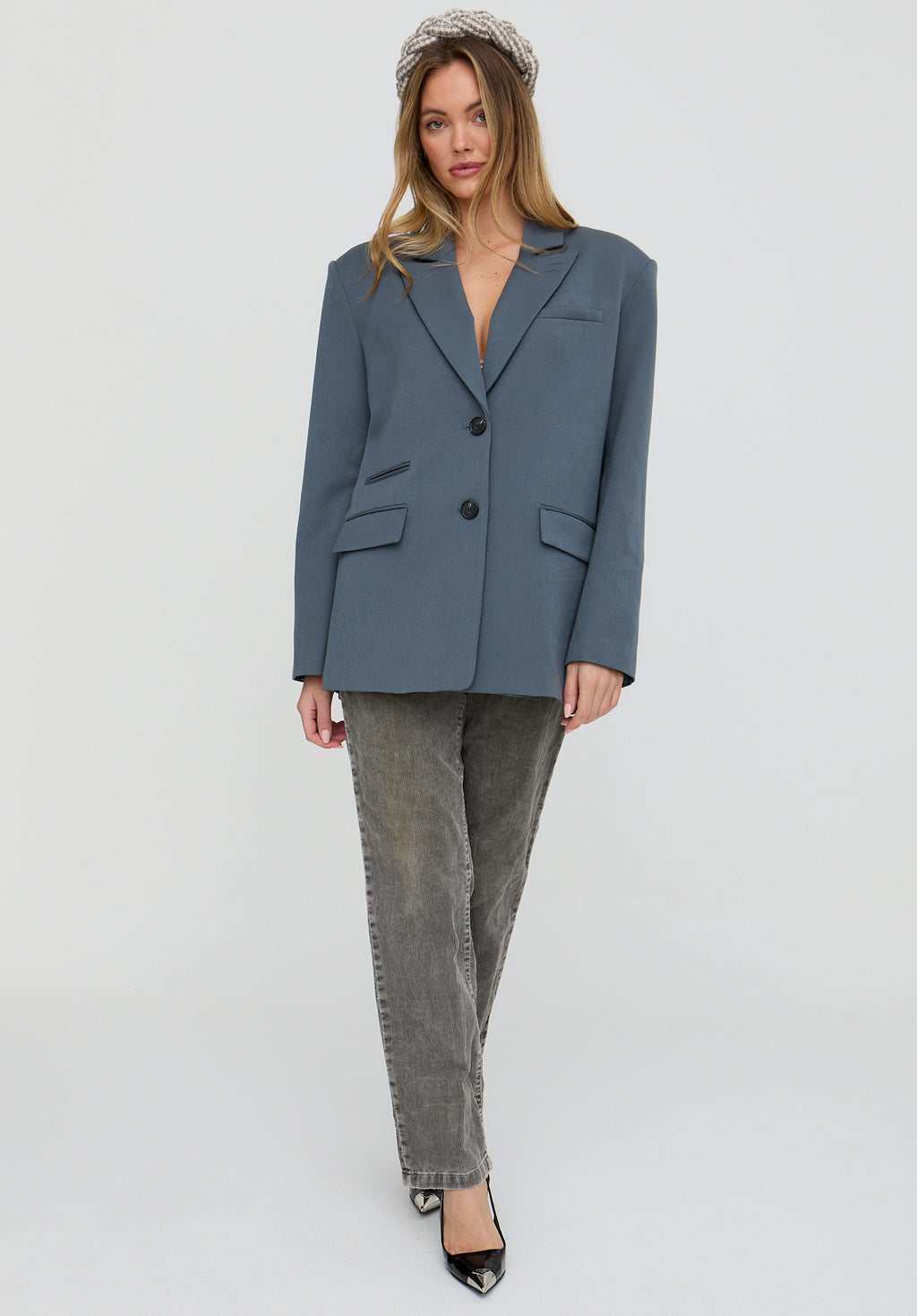 Niamh Tailored Jacket In Grey