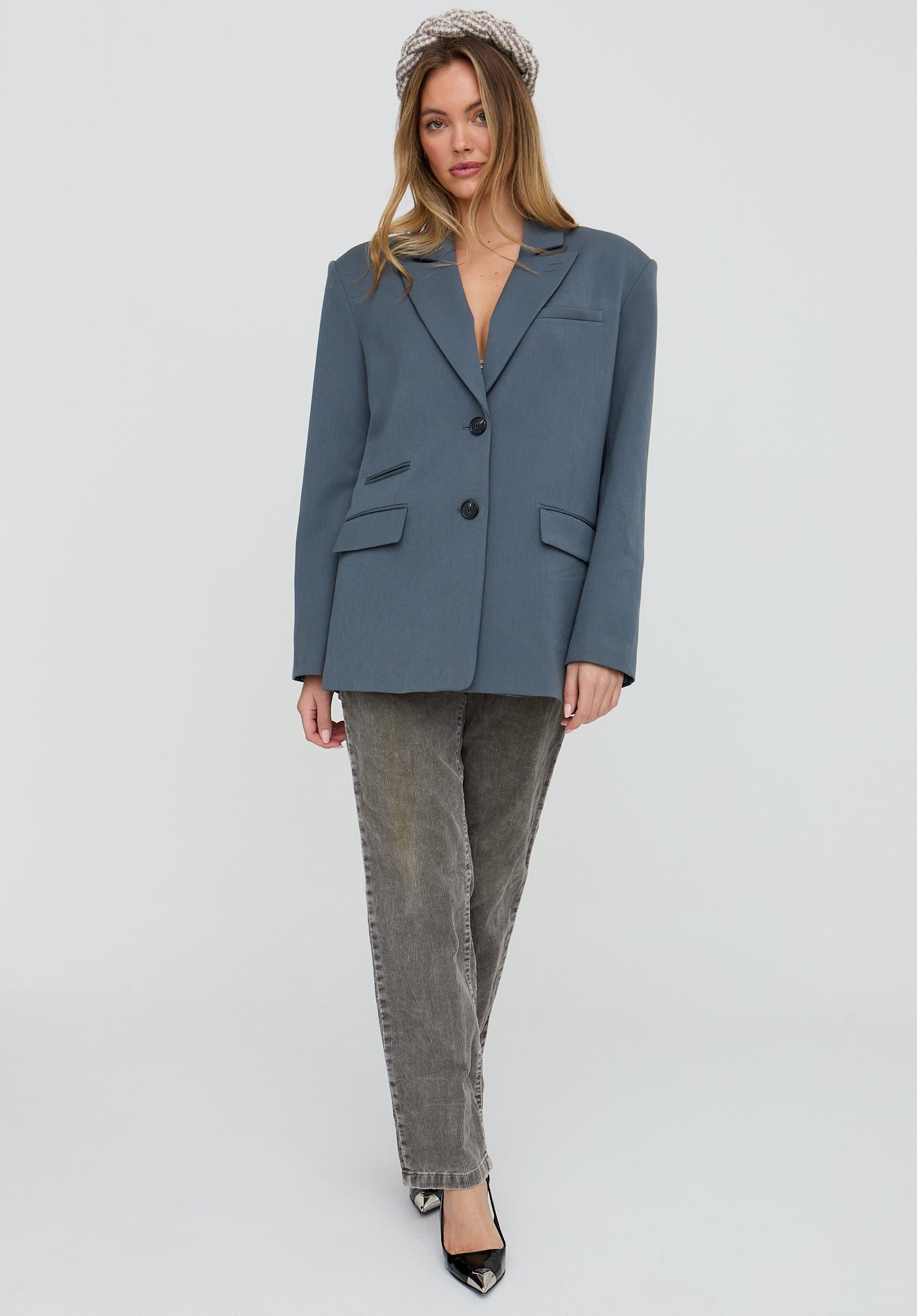 Niamh Tailored Jacket In Grey