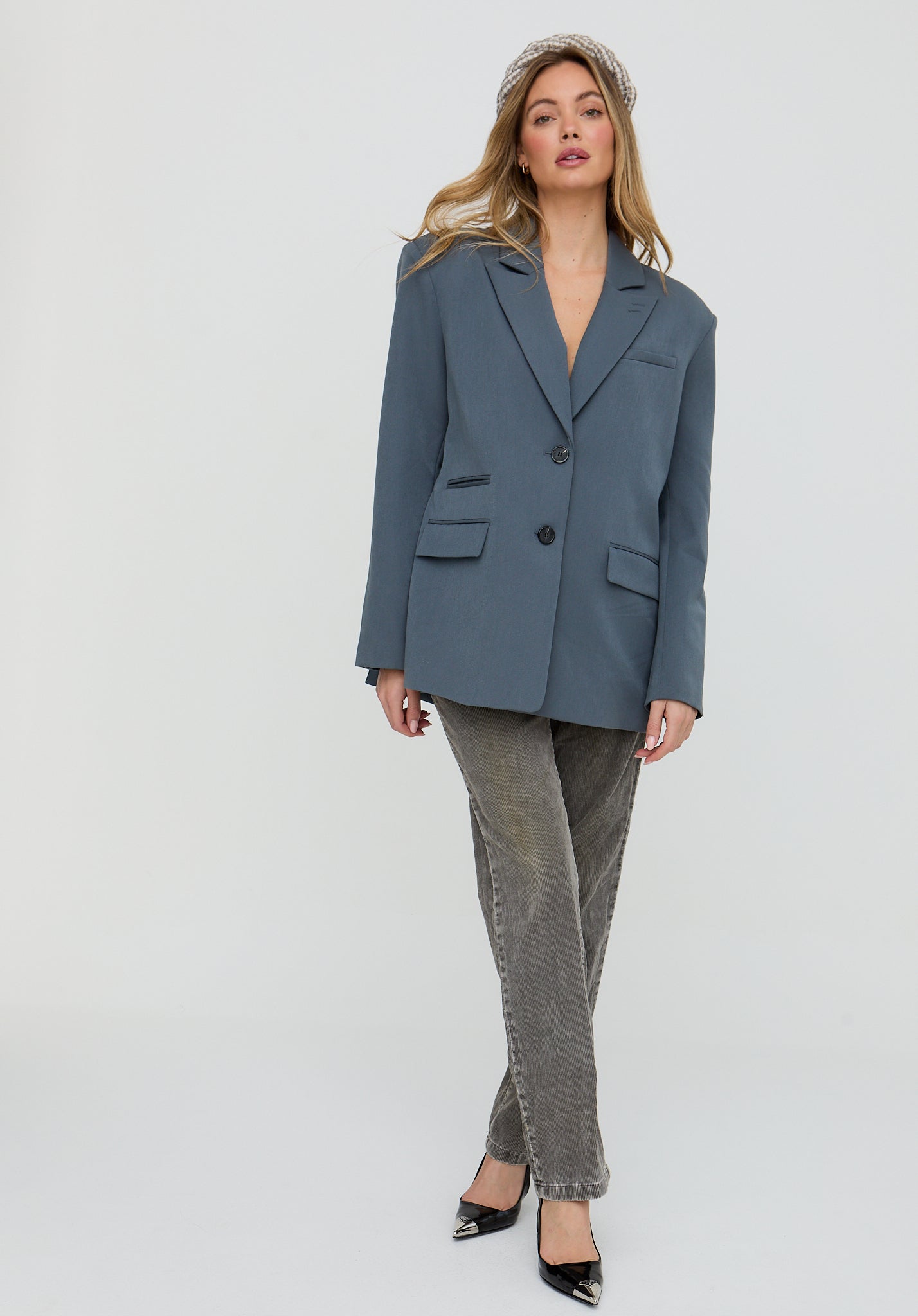 Niamh Tailored Jacket In Grey