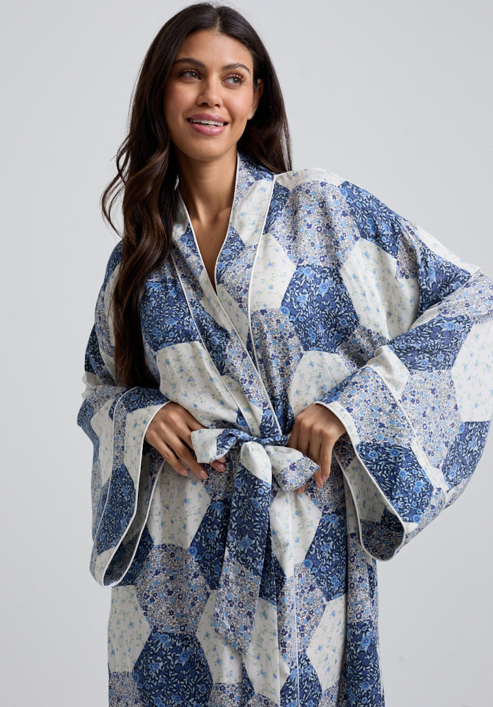 Women’s Night Robes & Dressing Gowns | Satin & Cotton Loungewear – Lily ...