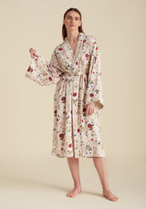 Corinna Robe Pressed Floral