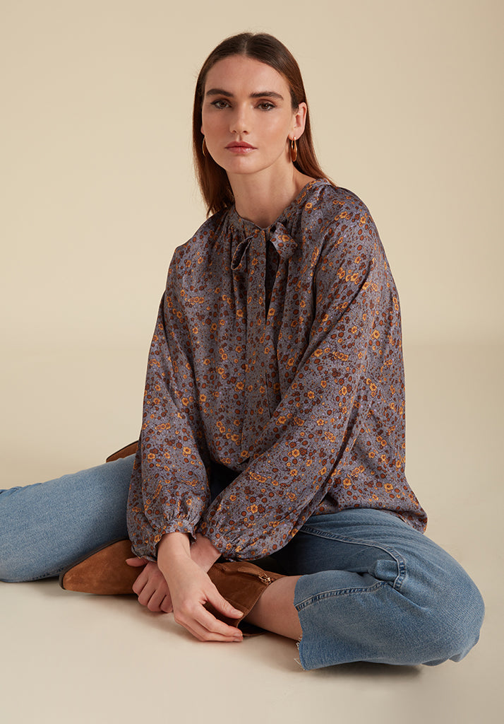 Helena Blouse Aster Floral