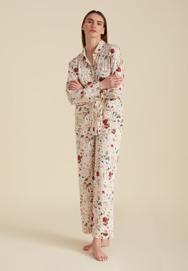 Evie Pyjama Set Pressed Floral