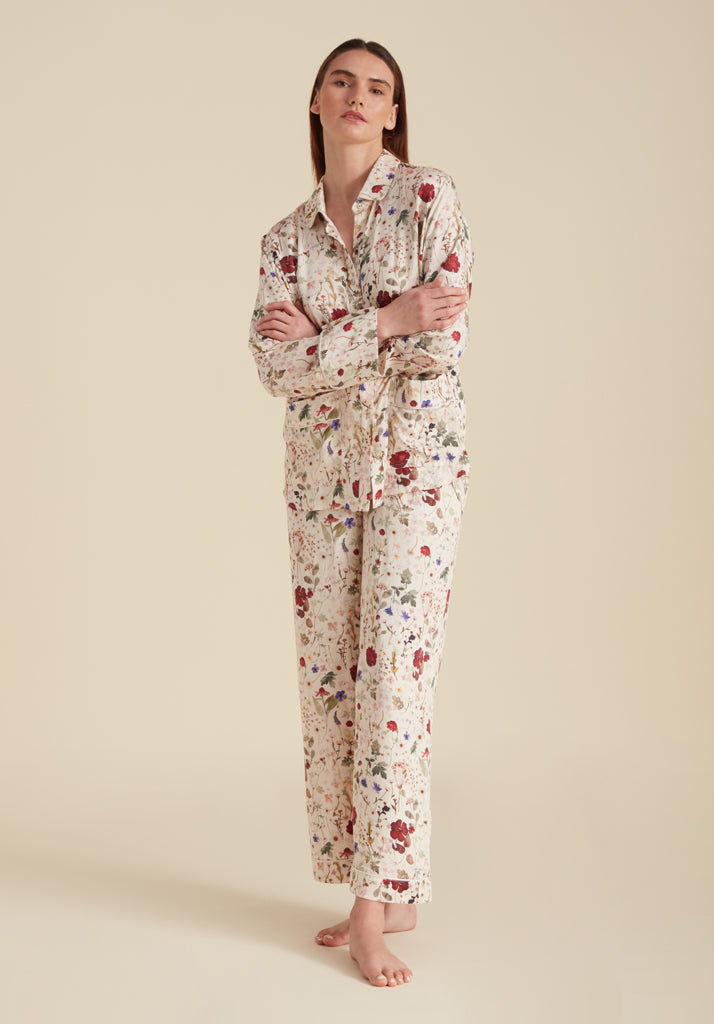 Evie Pyjama Set Pressed Floral