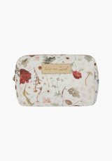 Cosmetic Bag Pressed Floral