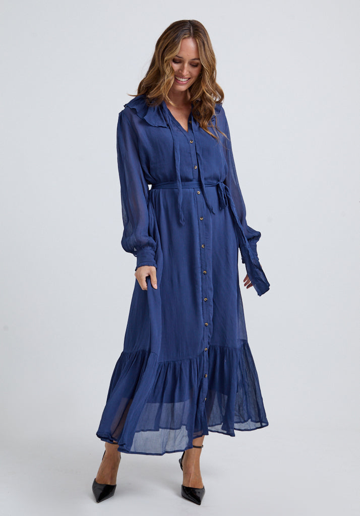 Eloise Tiered Hem Midi Dress