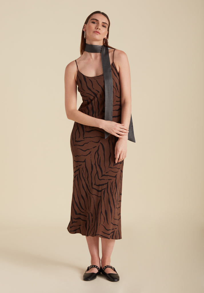 Roxy Dress Tiger Print