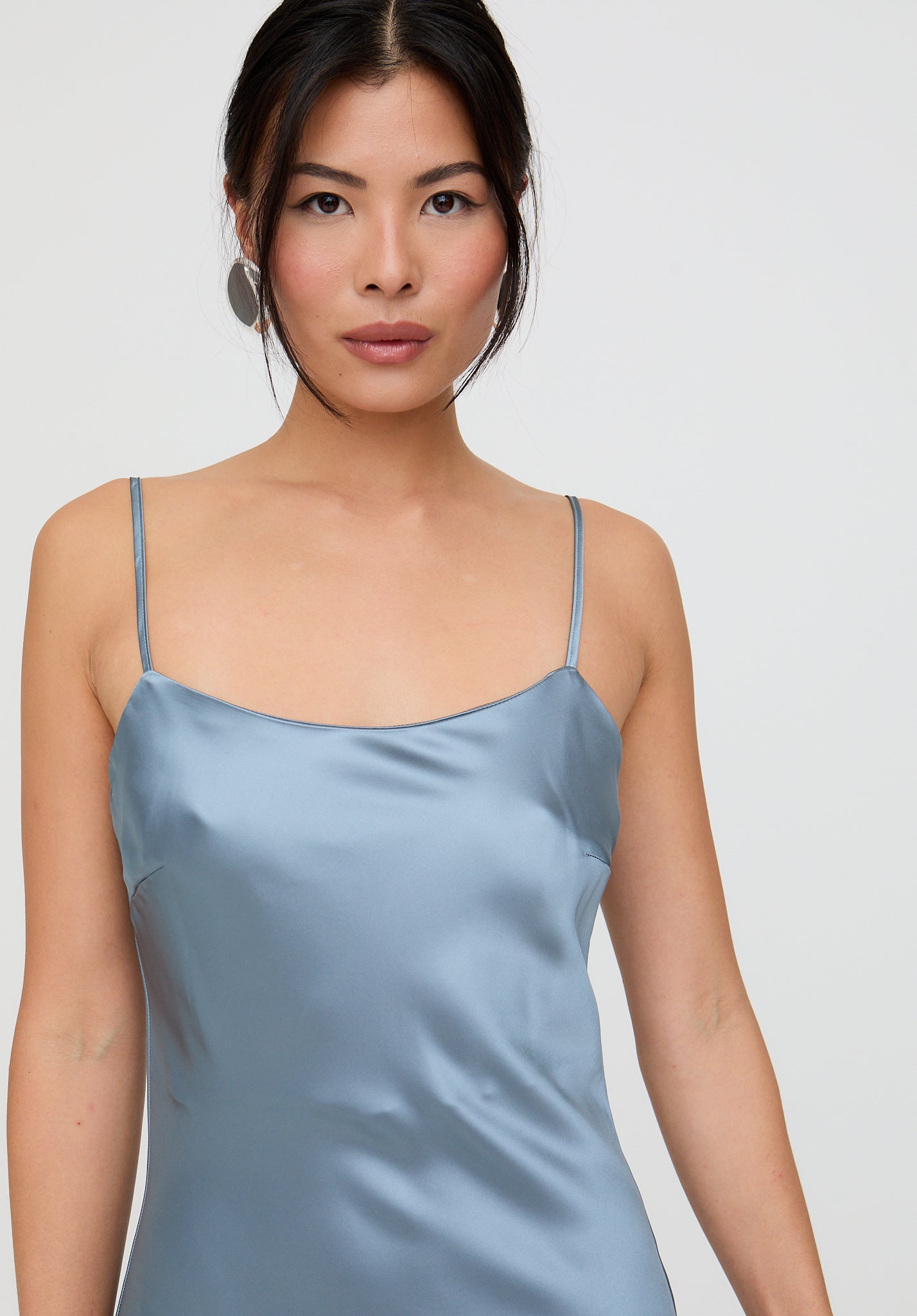 Roxy Spaghetti Strap Maxi Dress In Blue