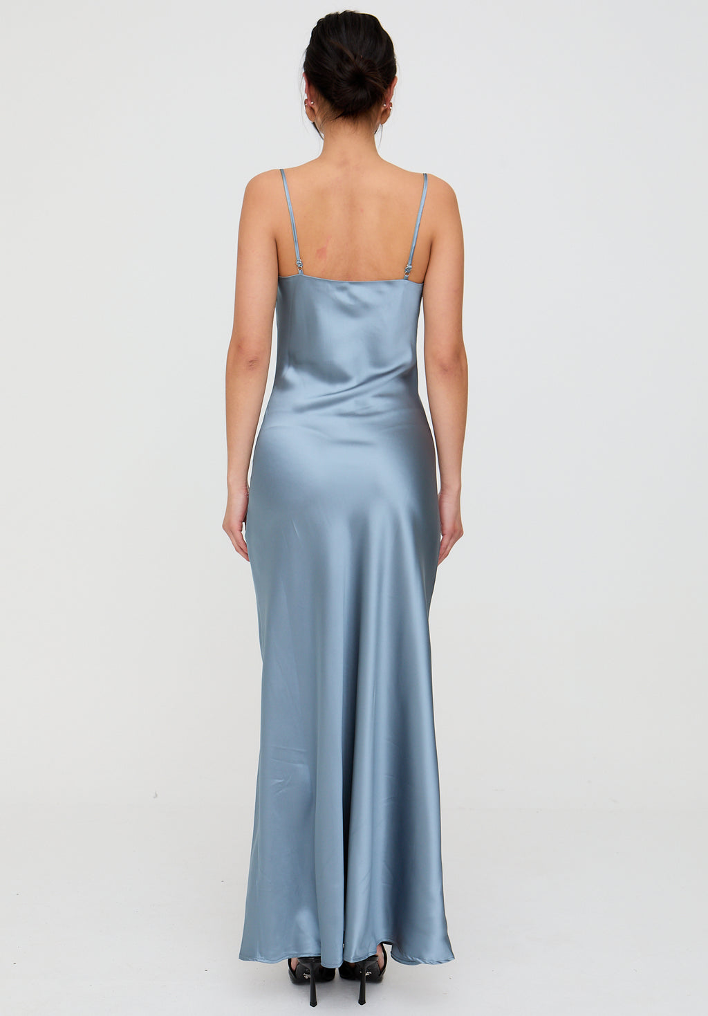Roxy Spaghetti Strap Maxi Dress In Blue