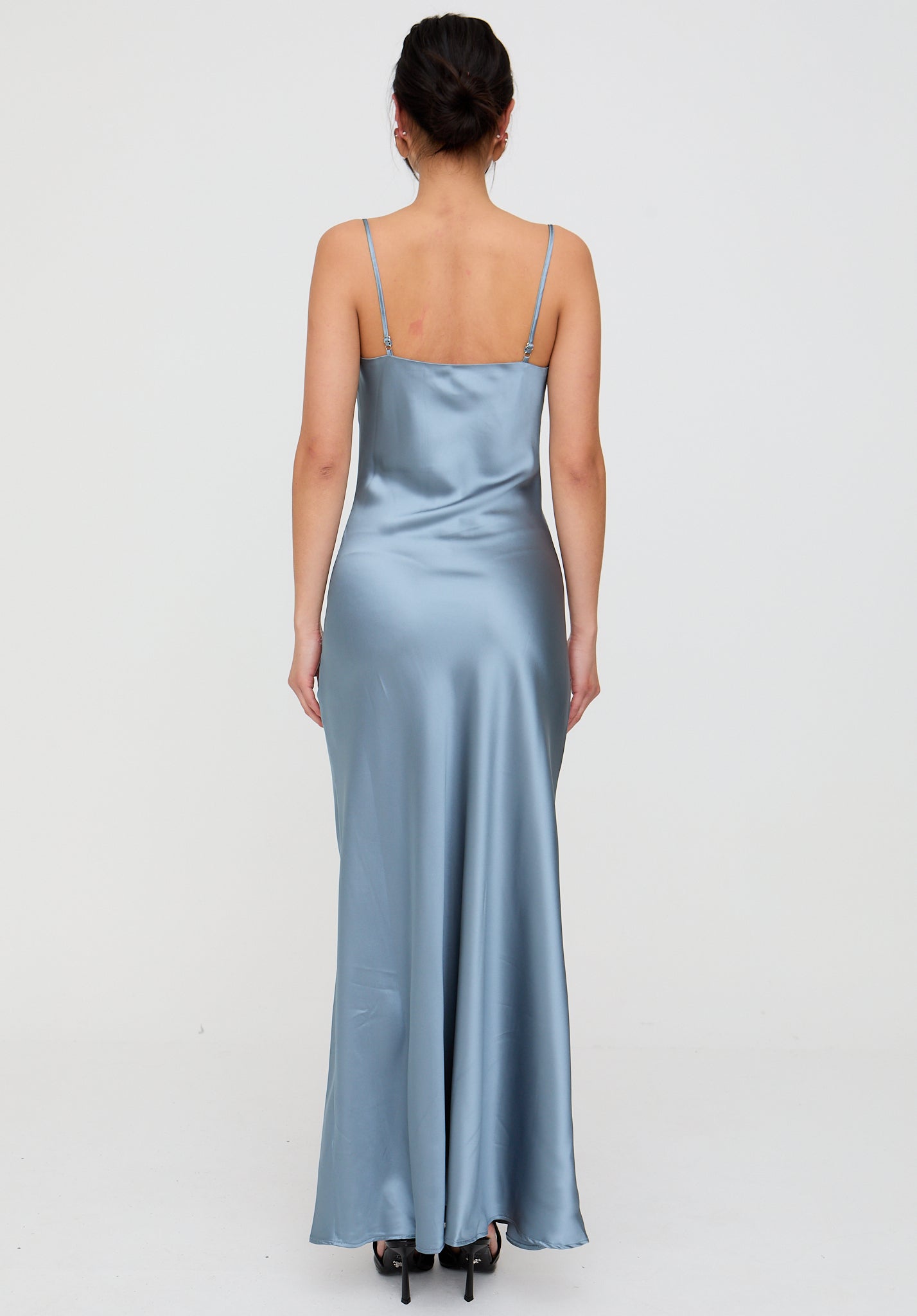 Roxy Spaghetti Strap Maxi Dress In Blue