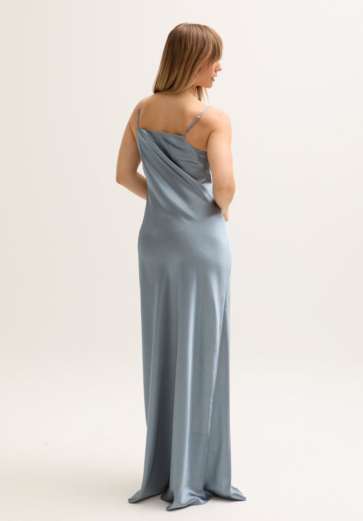 Roxy Spaghetti Strap Maxi Dress In Blue