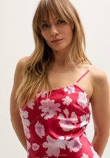 Roxy Spaghetti Strap Savannah Print Maxi Dress In Red