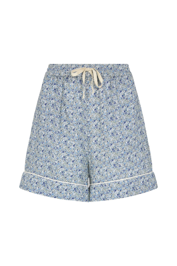 Camilla Cami & Short Pyjama Set Aster Patchwork Blue