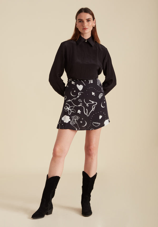 Sadie Skirt Spellbound Black