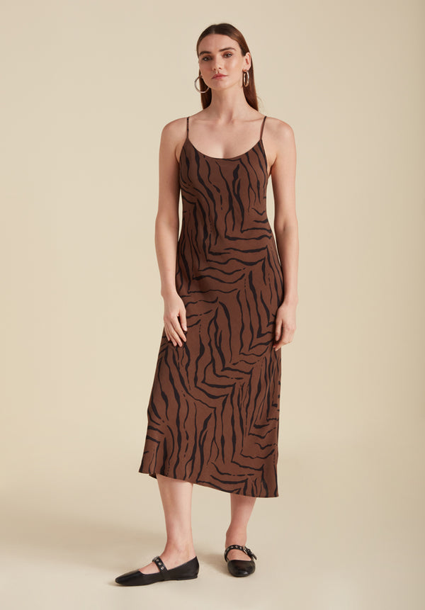 Roxy Dress Tiger Print