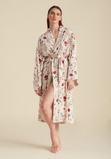 Corinna Robe Pressed Floral