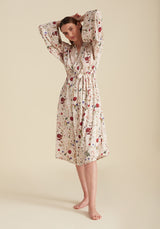 Corinna Robe Pressed Floral