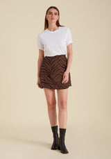 Sadie Skirt Tiger Print