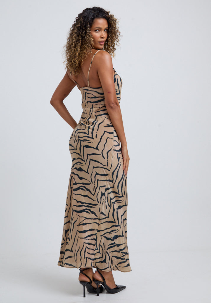 Roxy Tiger Maxi Dress in Brown | Dresses | LilyandLionel Lily and Lionel Roxy Tiger Maxi Dress in Brown | Dresses | LilyandLionel Lily and Lionel