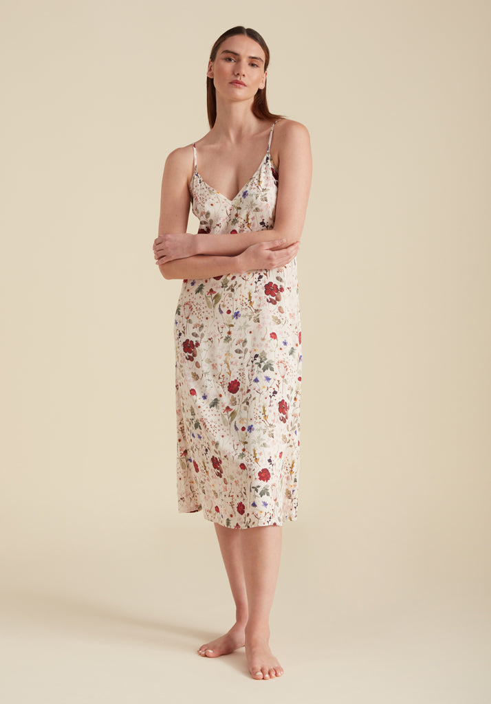 Rosie Nightdress Pressed Floral