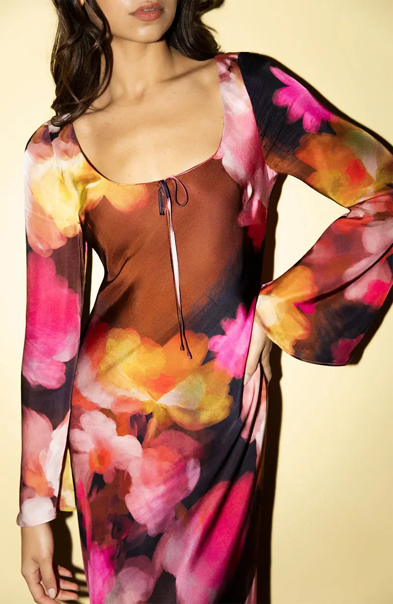 Ashton Long Sleeve Floral Dress