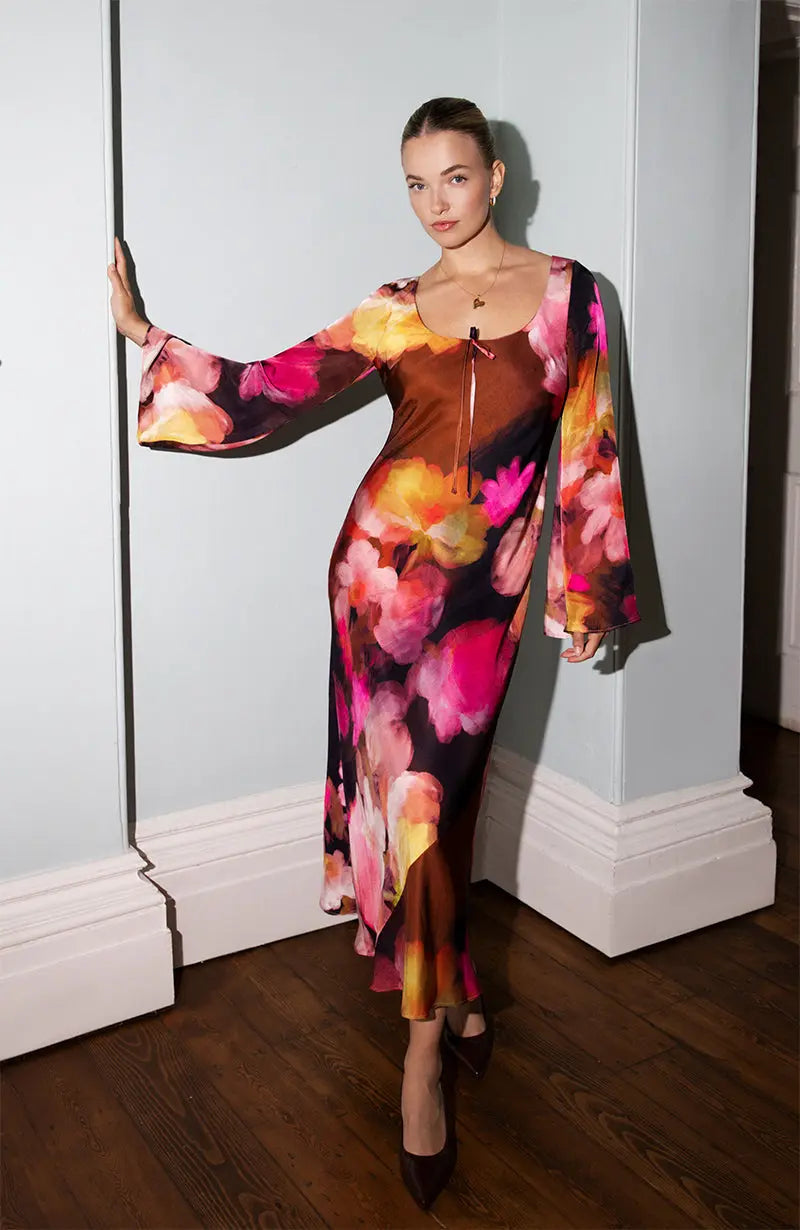 Ashton Long Sleeve Floral Dress