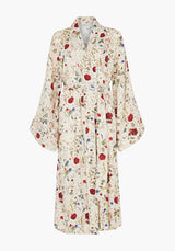 Corinna Robe Pressed Floral