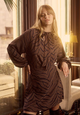 Sadie Skirt Tiger Print