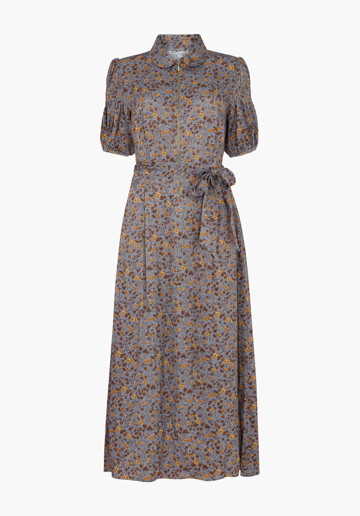 Amelia Dress Long Aster Floral