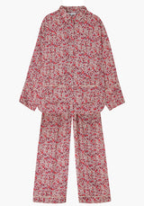 Evie Trouser Set Pink Aster