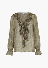 Joni Blouse Mini Leopard Animal