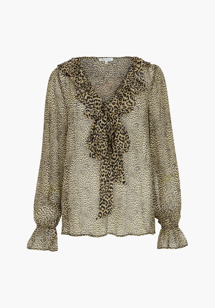 Joni Blouse Mini Leopard Animal
