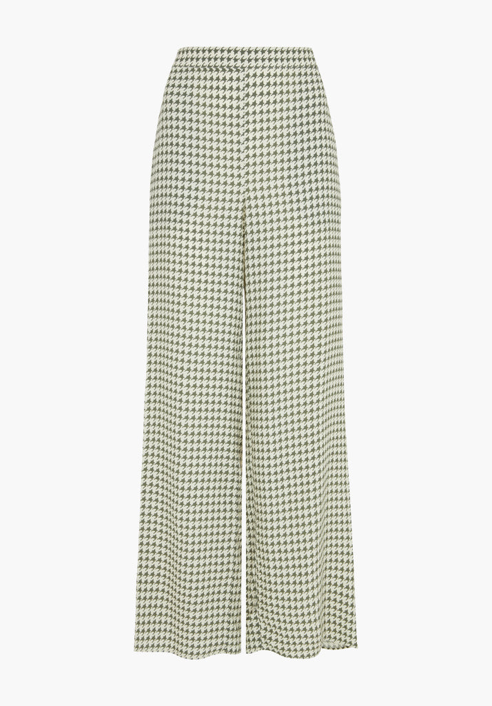 Leon Trouser Star Houndstooth Print