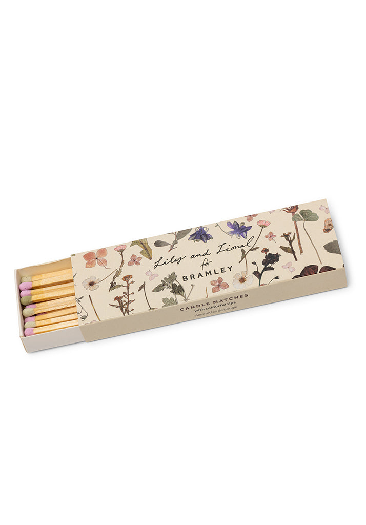 Candle Matches Pressed Floral