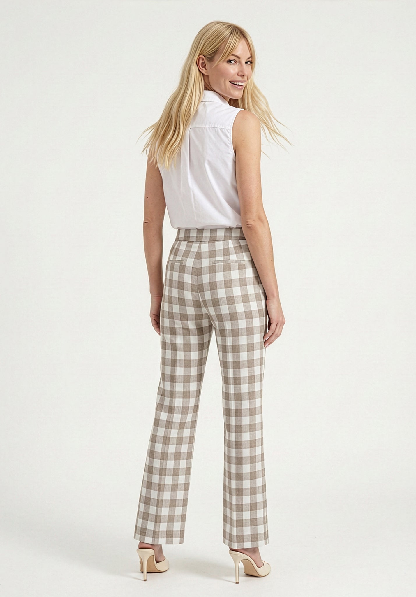 PREORDER Oatley Check Trouser in Brown