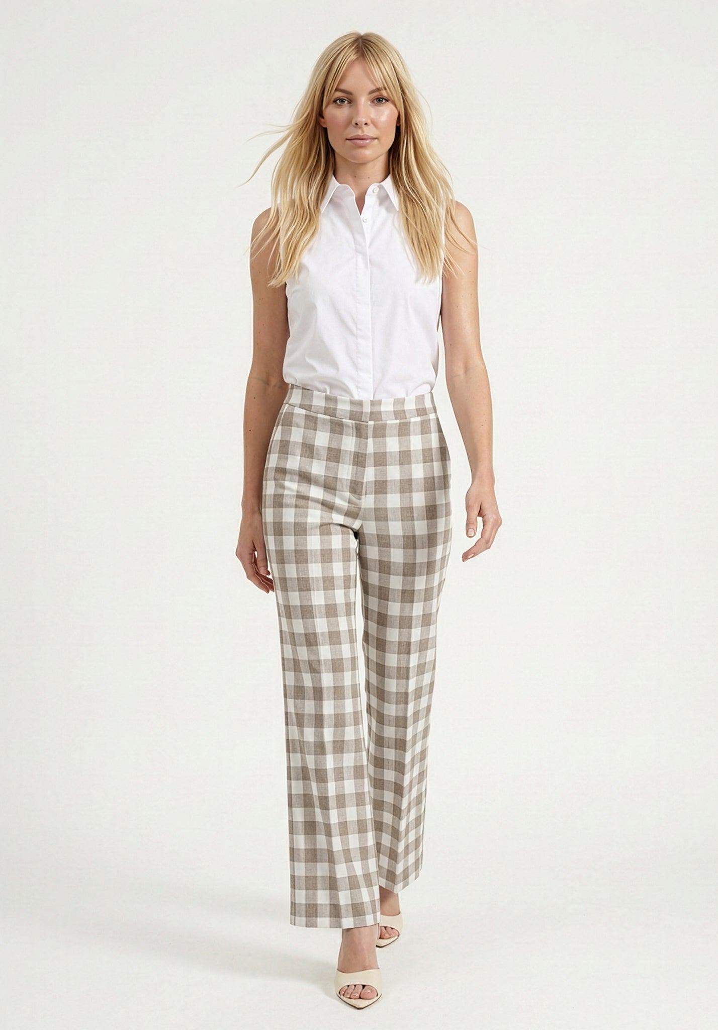 PREORDER Oatley Check Trouser in Brown