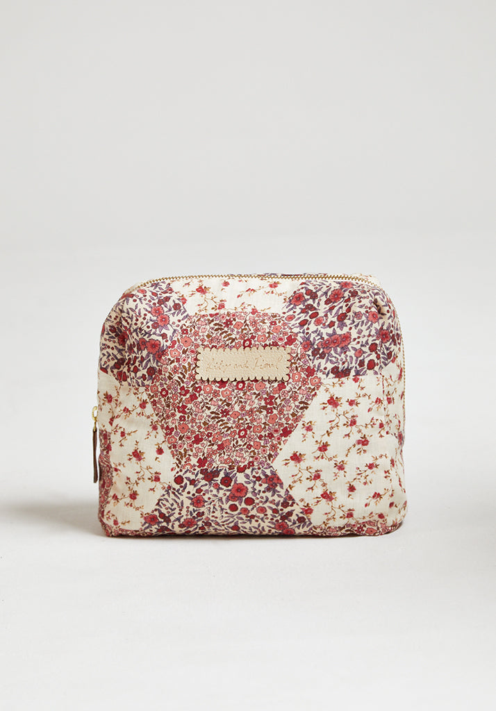 Wash Bag Aster Patchwork Pink