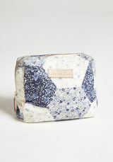 Wash Bag Aster Patchwork Blue