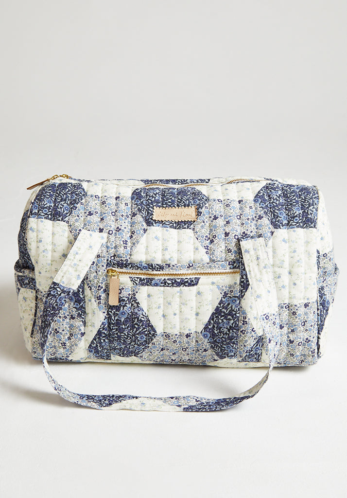 Overnight Bag Aster Patchwork Blue