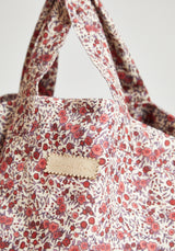 Aster Floral Tote Bag Pink