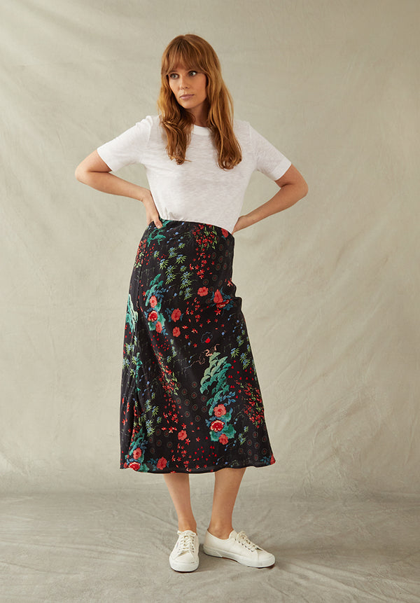 Ivy Wonderland Midi Skirt