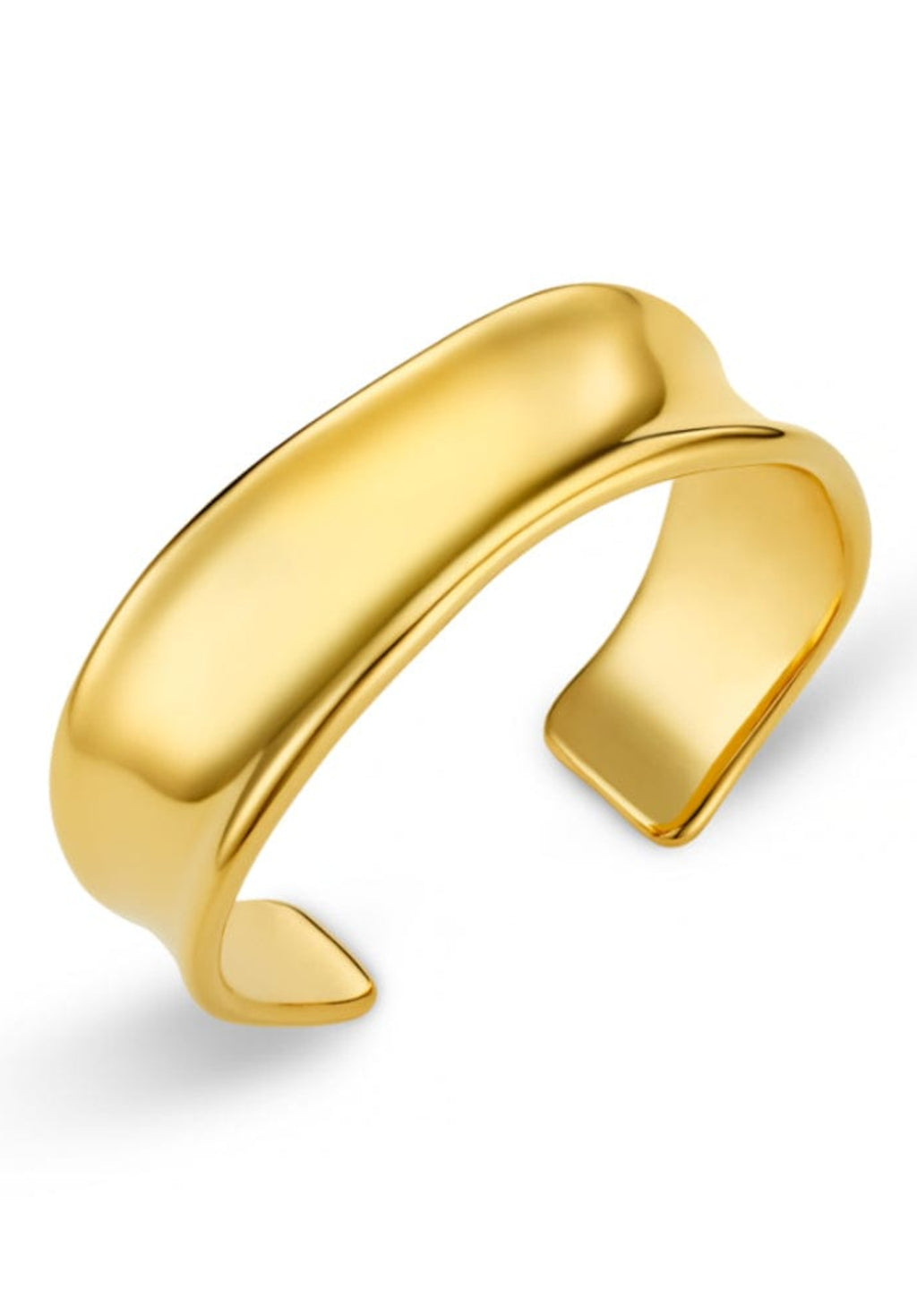 LUXE Polished Molten Bangle